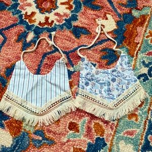 Boho baby drool bibs